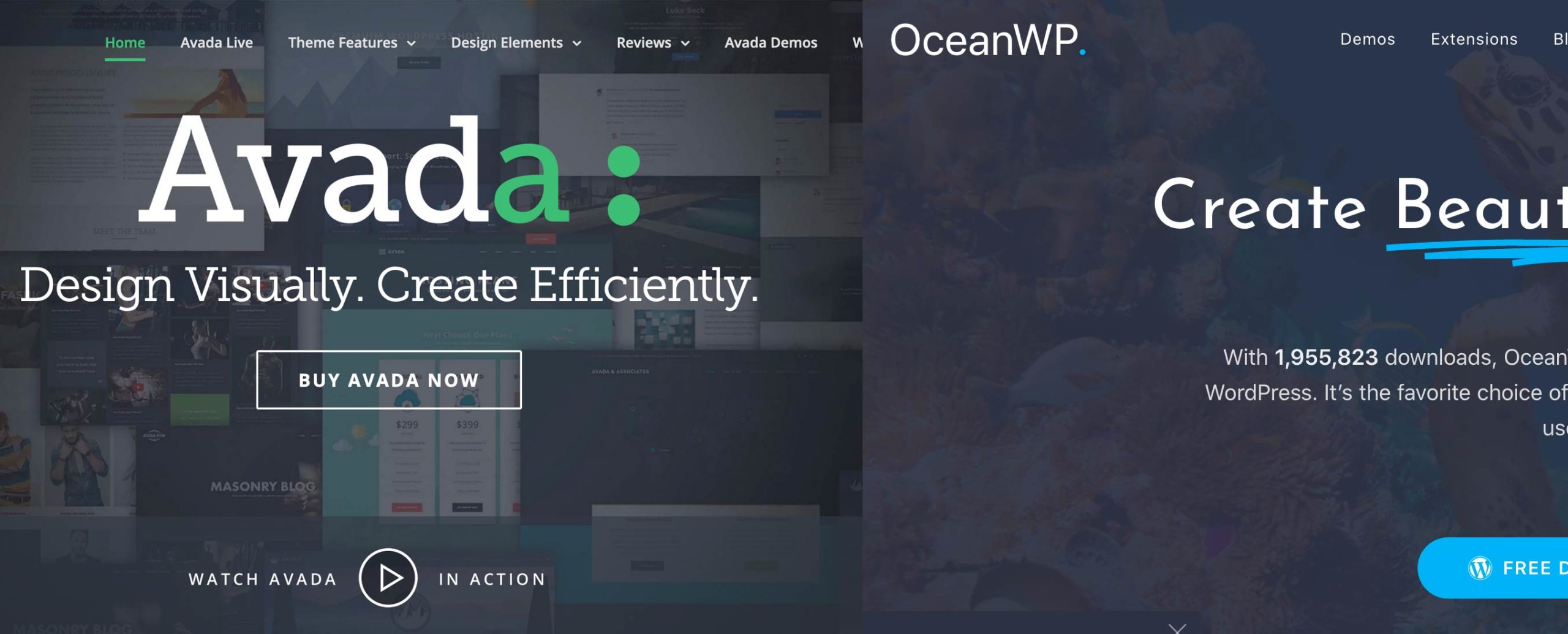 Avada vs OceanWP