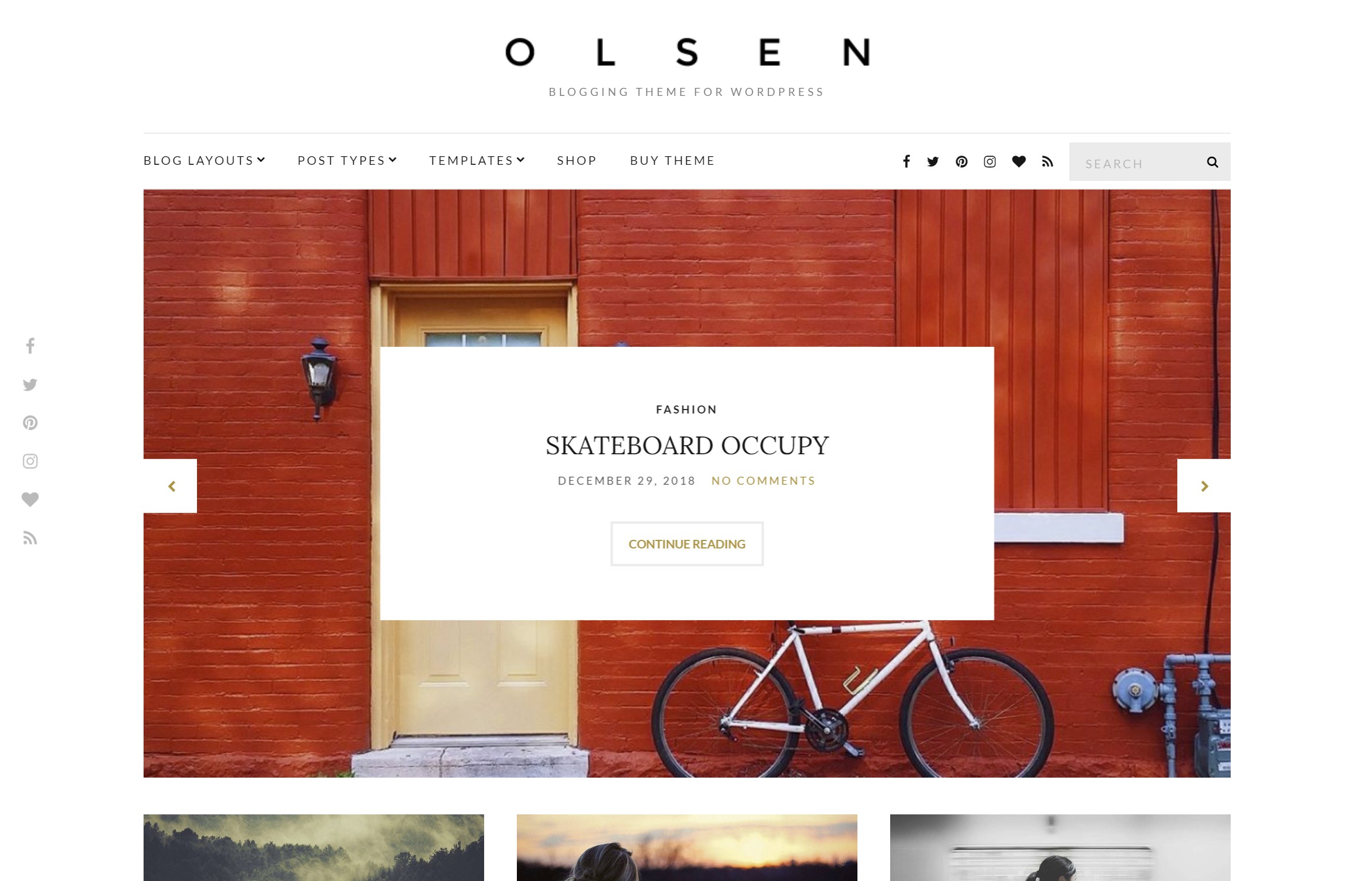 CSSIgniter Olsen WordPress Theme