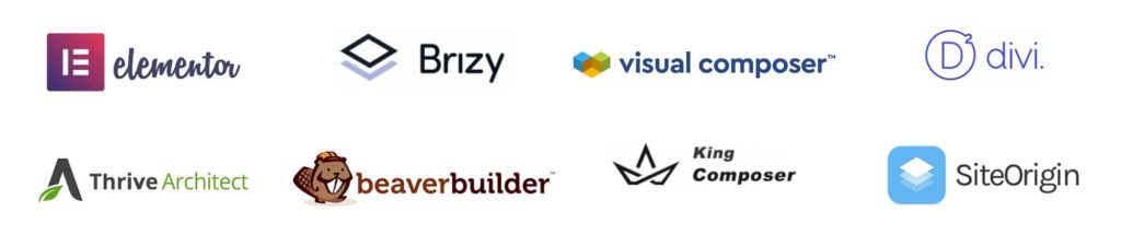 OceanWP Supported Page Builders