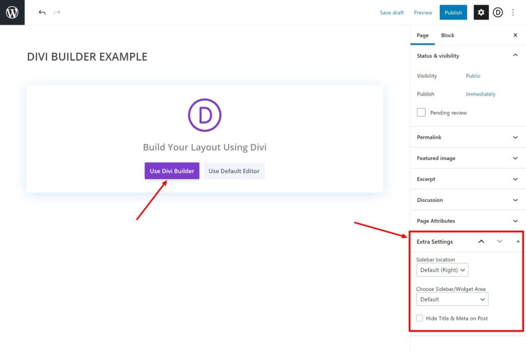 How to launch Divi Builder in Extra